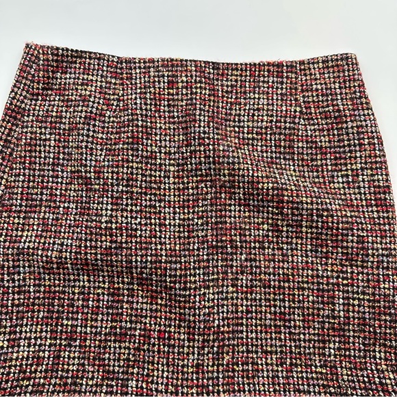 Dizzy Lizzie Tweed Feather Trim Skirt Size 10 - Picture 4 of 10